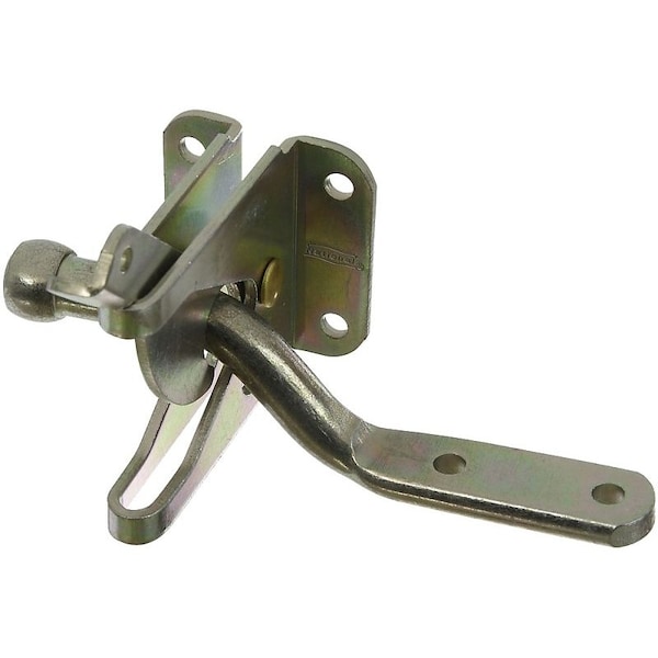 National Hardware Gate Latch, Steel, Zinc N184853 Zoro